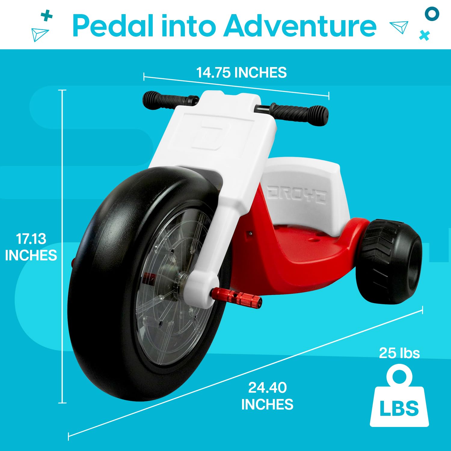 Droyd Romper Electric Tricycle Multi Color