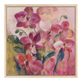 Abstract Orchid by Silvia Vassileva Framed Canvas Wall Art