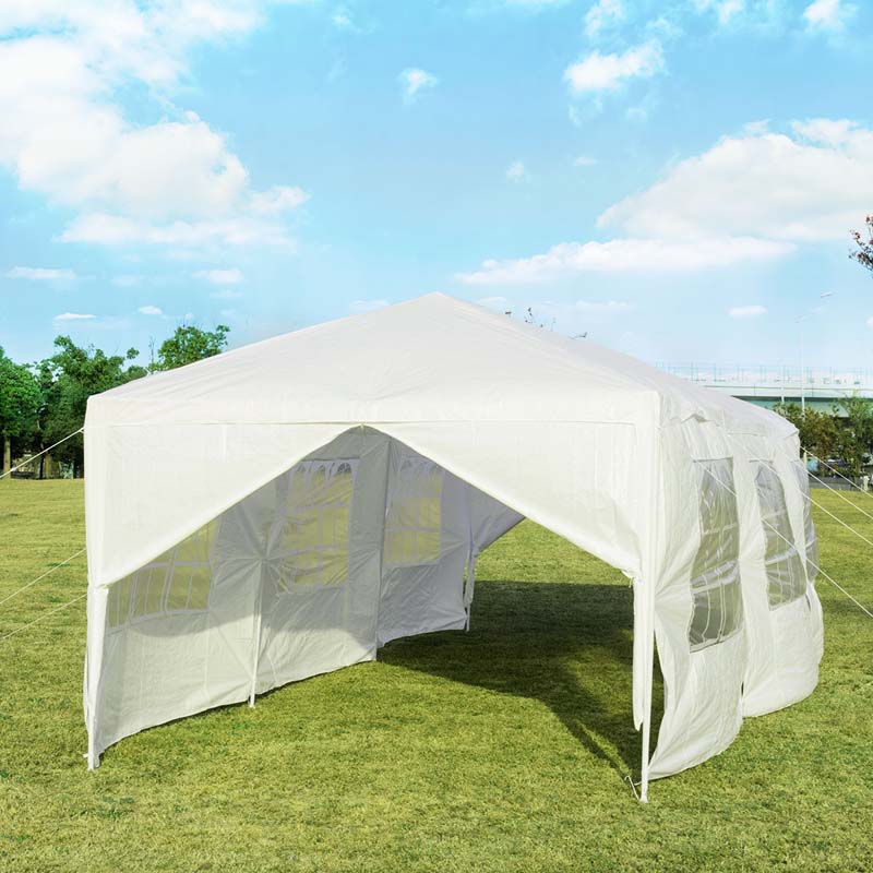 10 X 30 Ft Outdoor Gazebo Canopy Tent Party Wedding Event Tent With 6 Removable Sidewalls Amp 2 Doorways