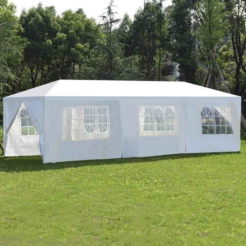 10 X 30 Ft Outdoor Gazebo Canopy Tent Party Wedding Event Tent With 6 Removable Sidewalls Amp 2 Doorways