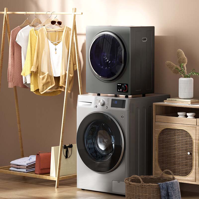 10 Lbs Portable Clothes Dryer Wall Mounted Front Load Dryer Tumble Dryer Portable Dryer Machine For Apartments Rv