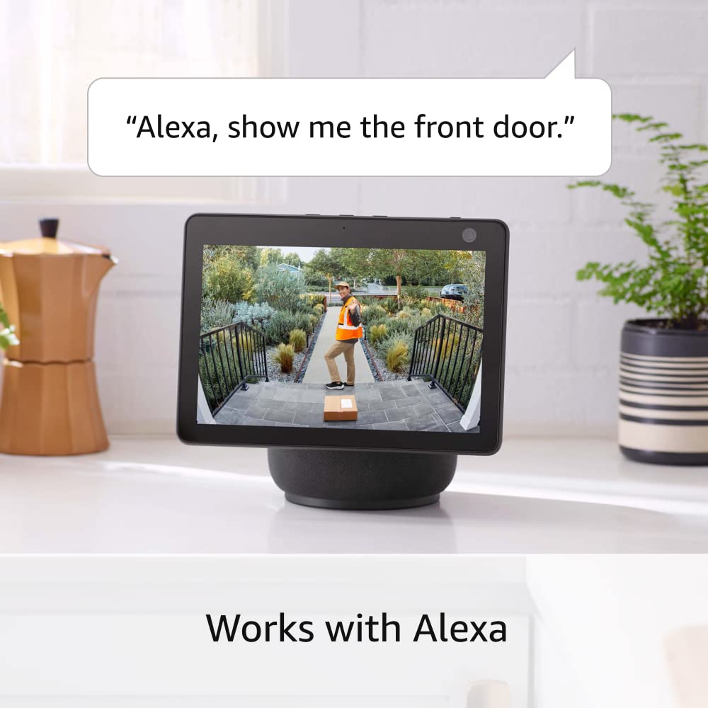 Ring Battery Doorbell Plus Head To Toe Hd Video Motion Detection Amp Alerts And Two Way Talk
