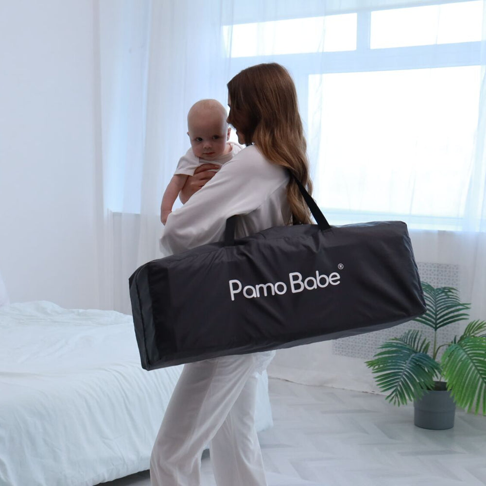 Pamo Babe Unisex Nursery Center Playard with Bassinet &amp; Changing Table