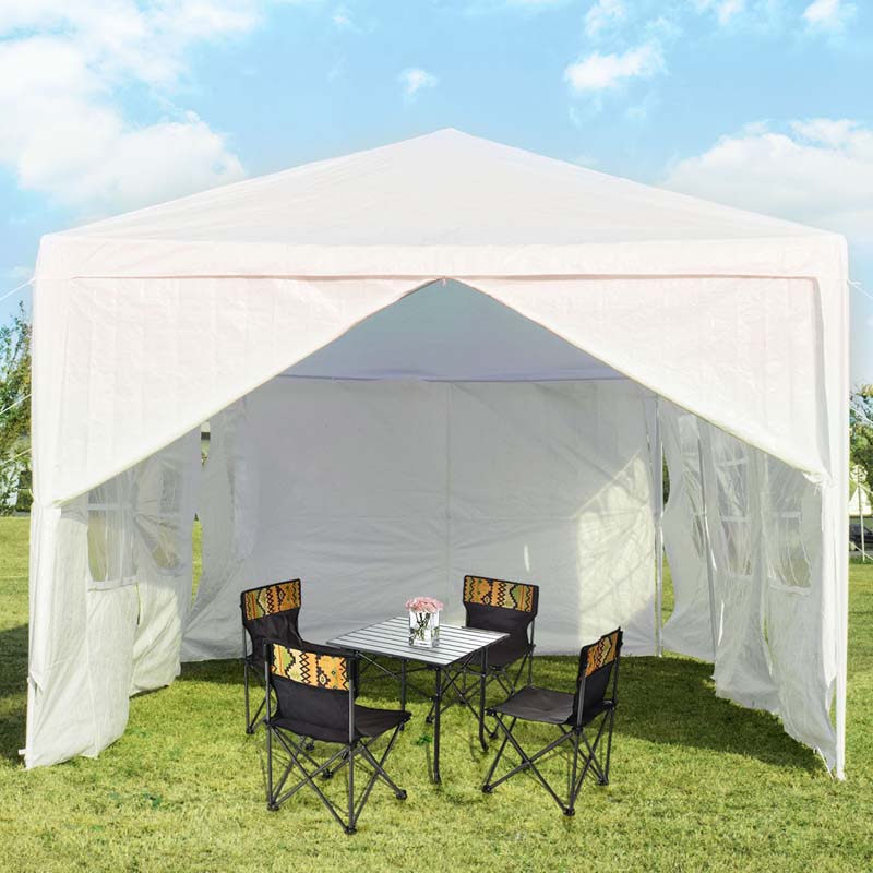 10 X 30 Ft Outdoor Gazebo Canopy Tent Party Wedding Event Tent With 6 Removable Sidewalls Amp 2 Doorways