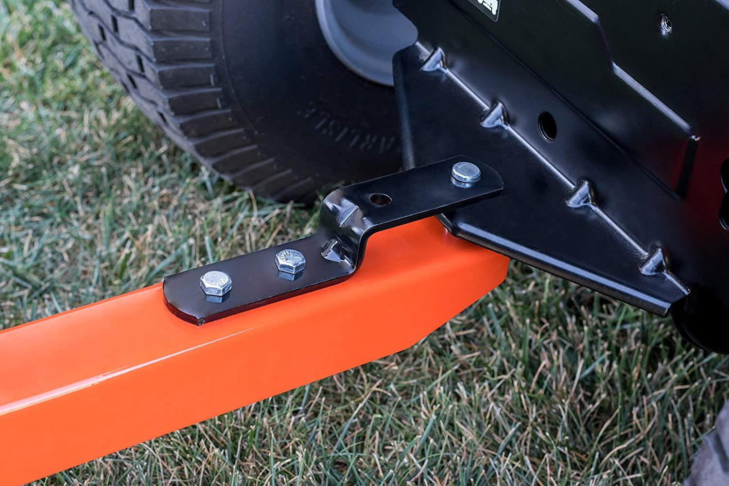 Agri Fab Inc 45 0553, 1000 Pound, Poly Dump/Swivel Cart, Black/Orange