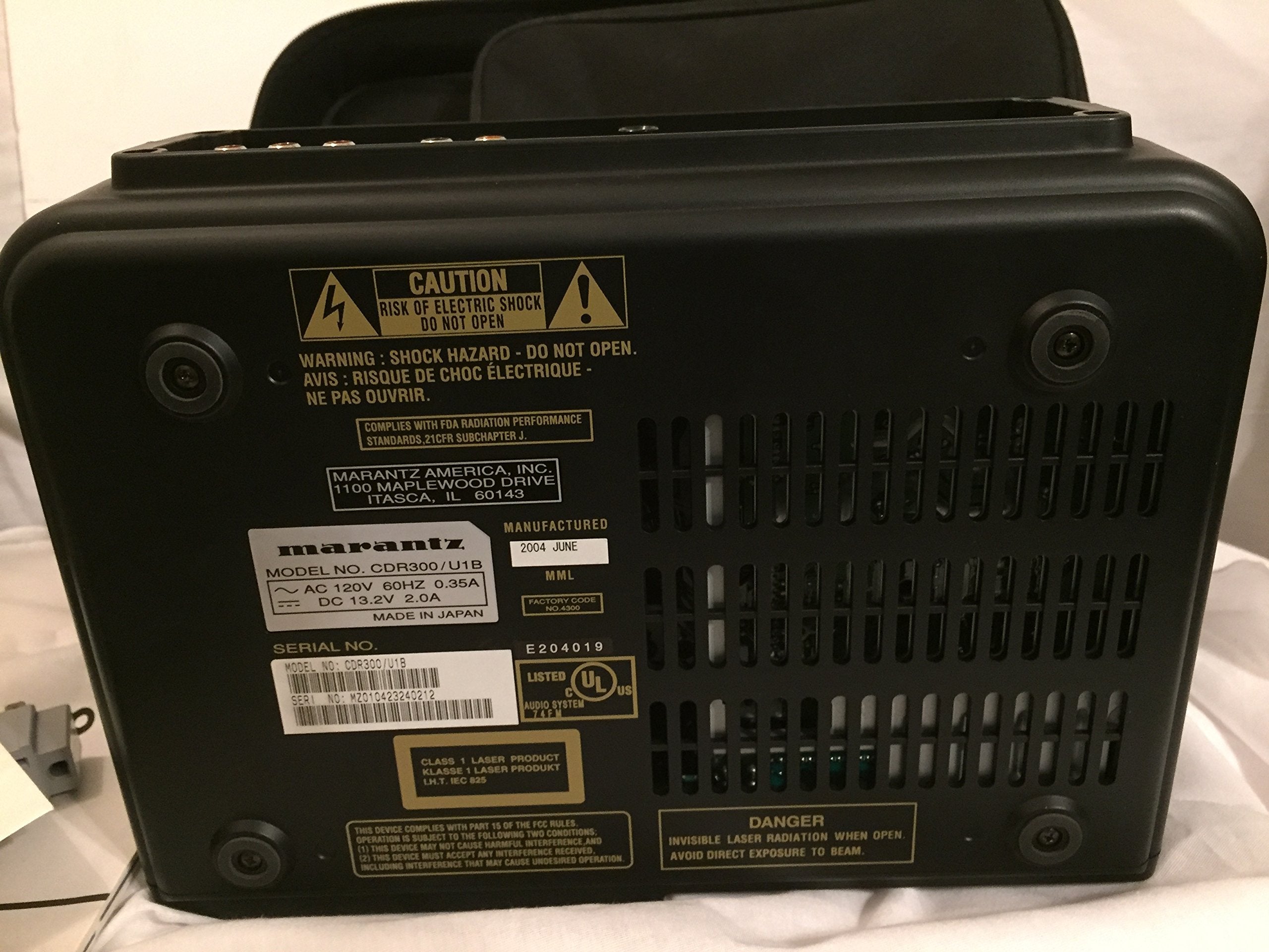 Marantz CDR300 Portable CD Recorder