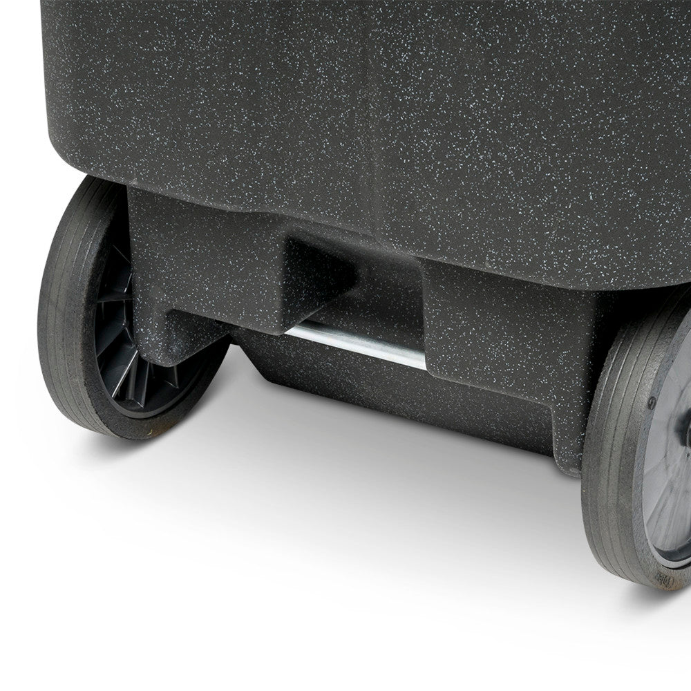 Toter 96 Gallon Trash Can with Smooth Wheels and Lid