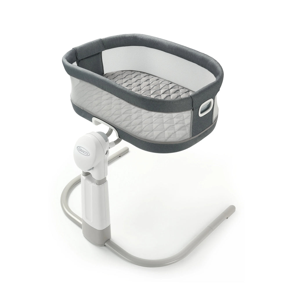 Graco DreamMore Newborn Bedside Bassinet Deluxe with Calming Motion, Maison