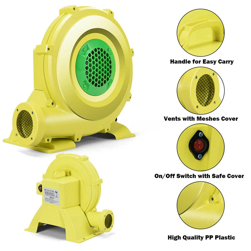 950 W 125 Hp Air Blower For Inflatable Bounce House Bouncy Castle Portable Pump Fan Commercial Inflatable Bouncer Blower