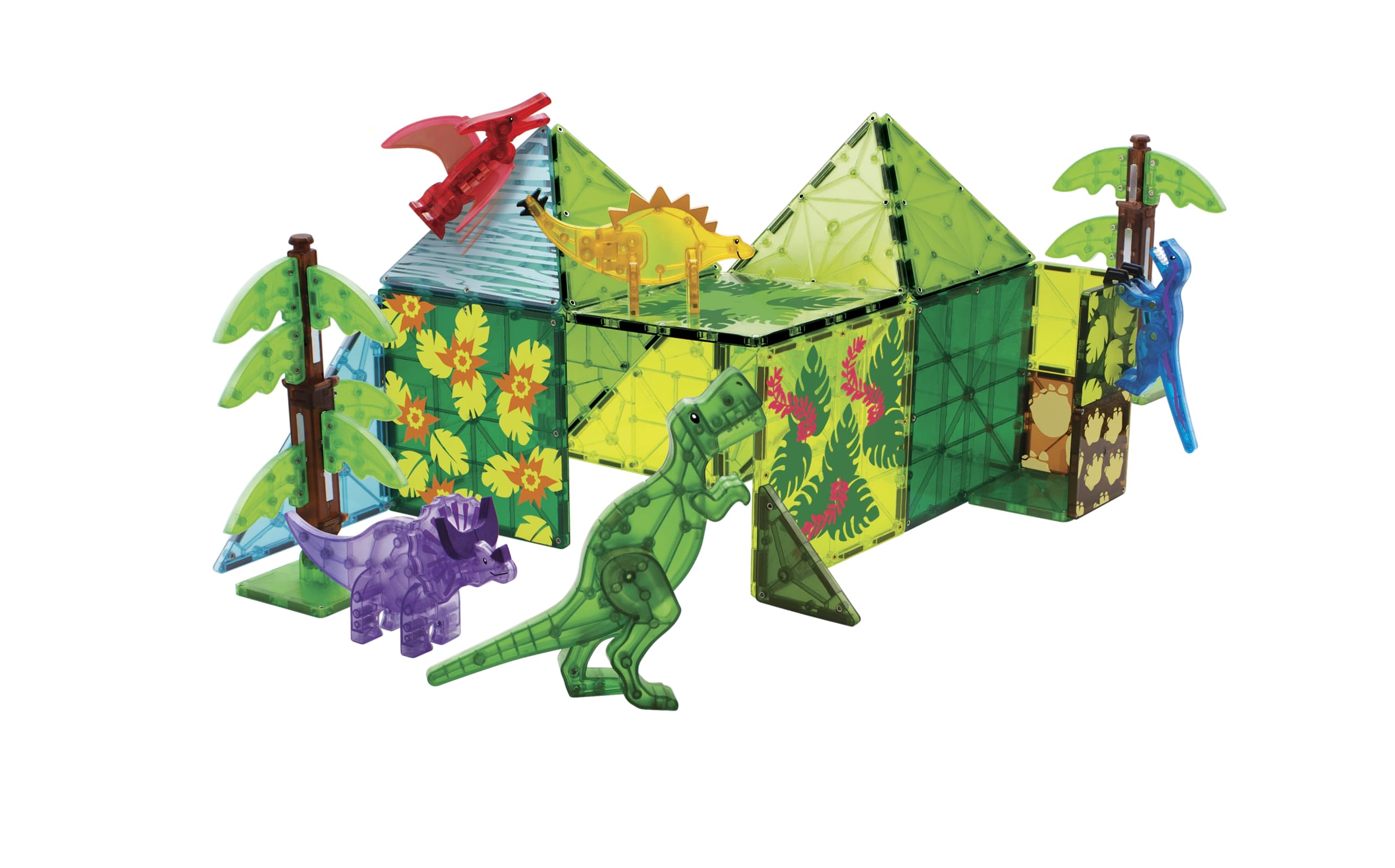 MAGNA TILES 50 Piece Magnetic Construction ORIGINAL