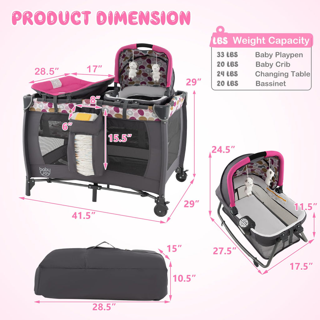 Portable Changing Bassinet Activity Baby