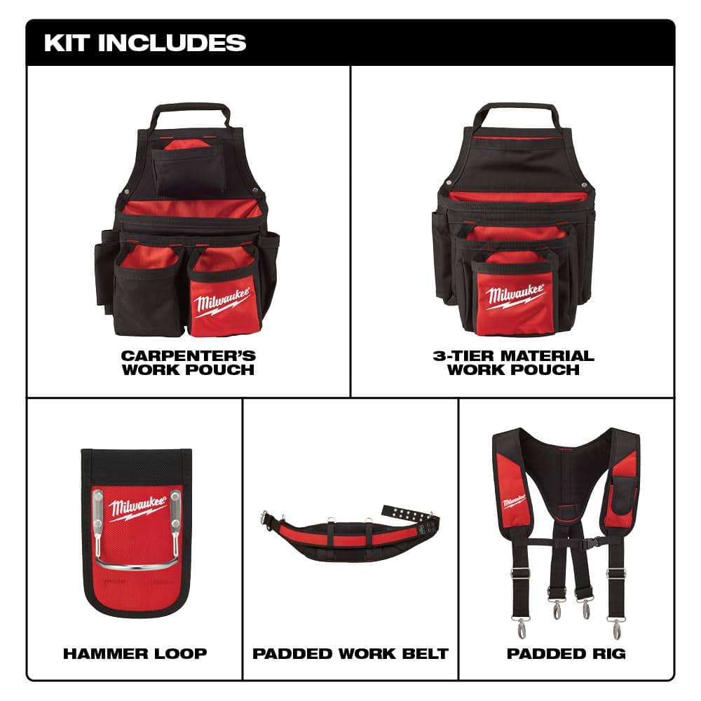 General Contractor Work Belt with Suspension Rig 48-22-8120