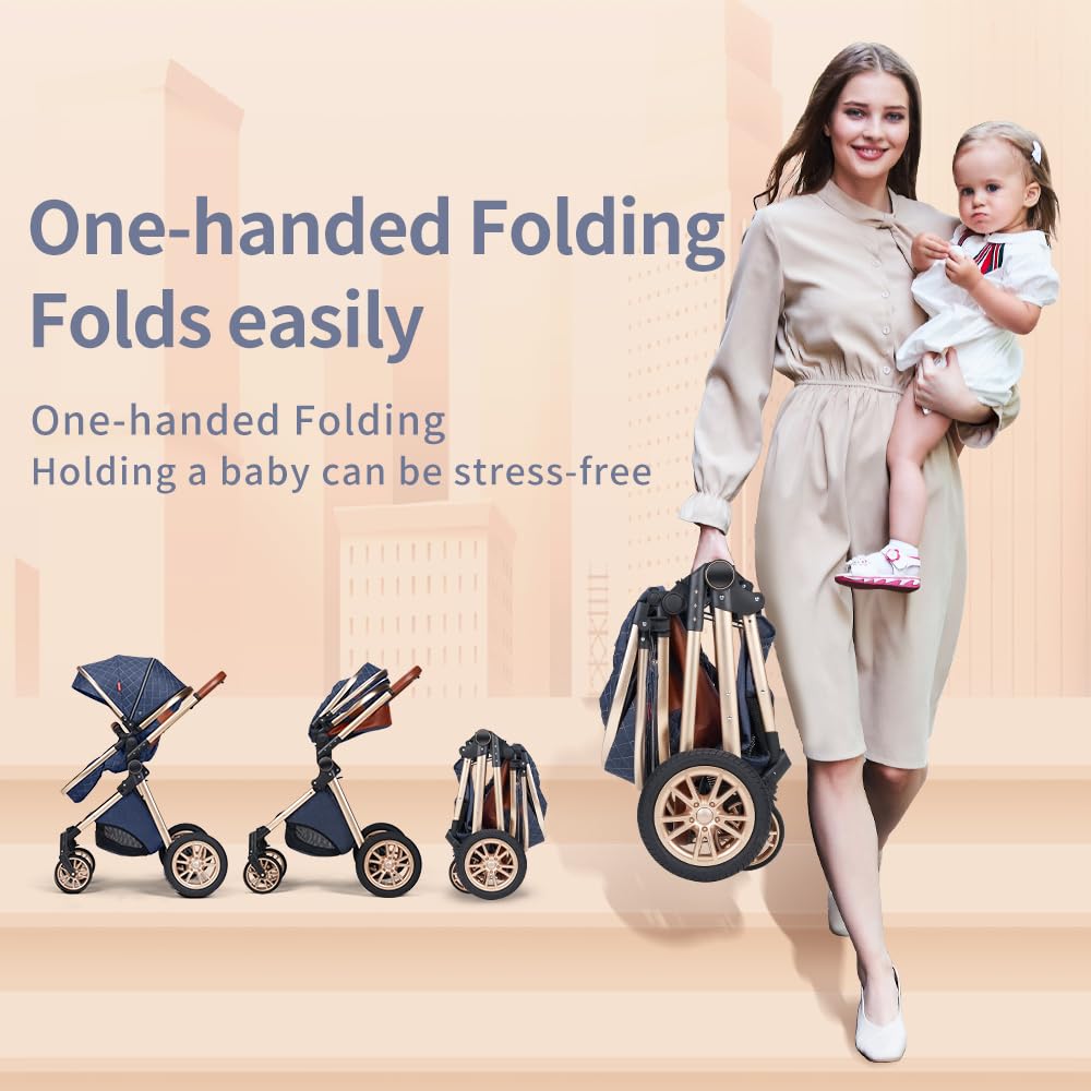 Stroller Pushchair Landscape Reversible Reclining