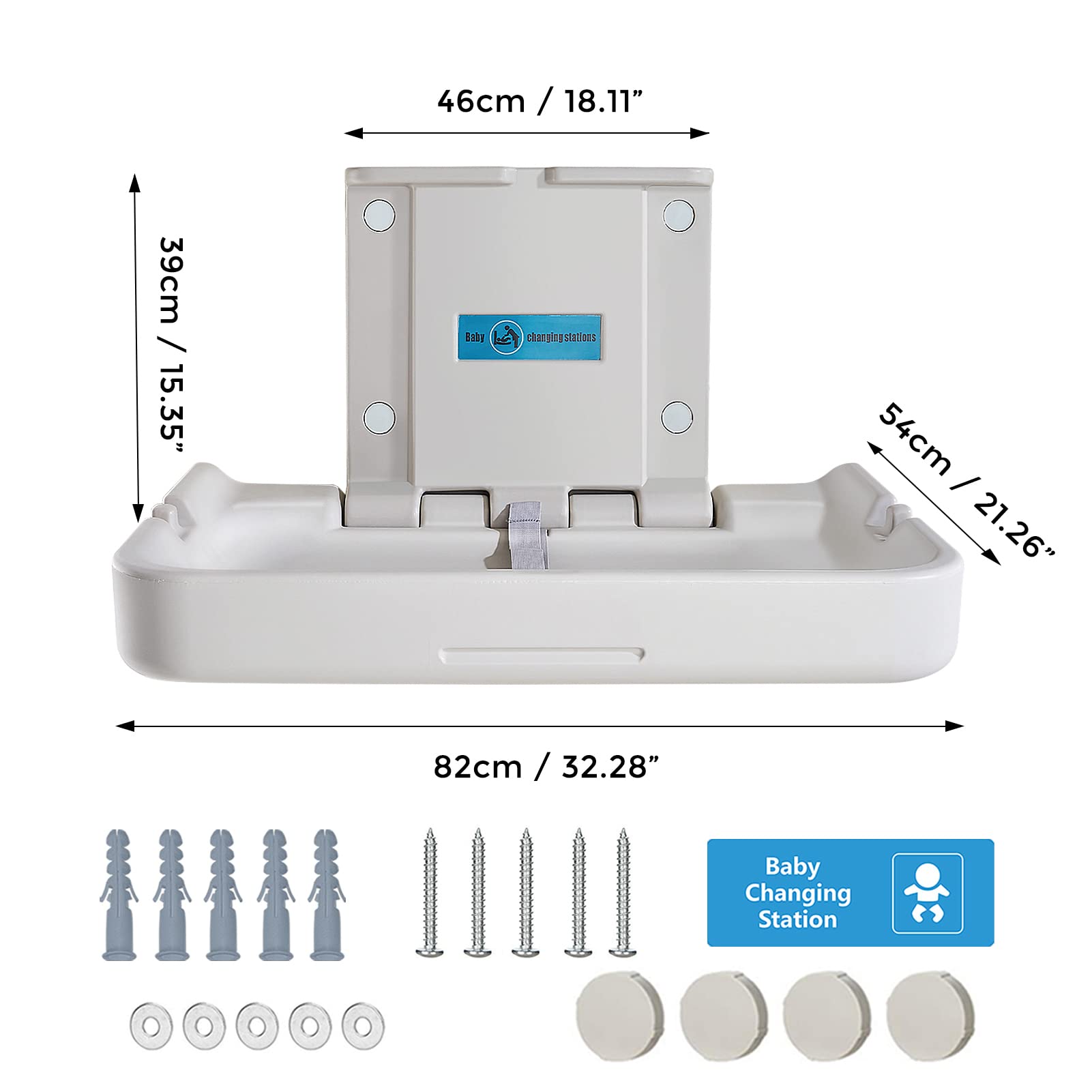 Changing Station Horizontal Mounted Commercial