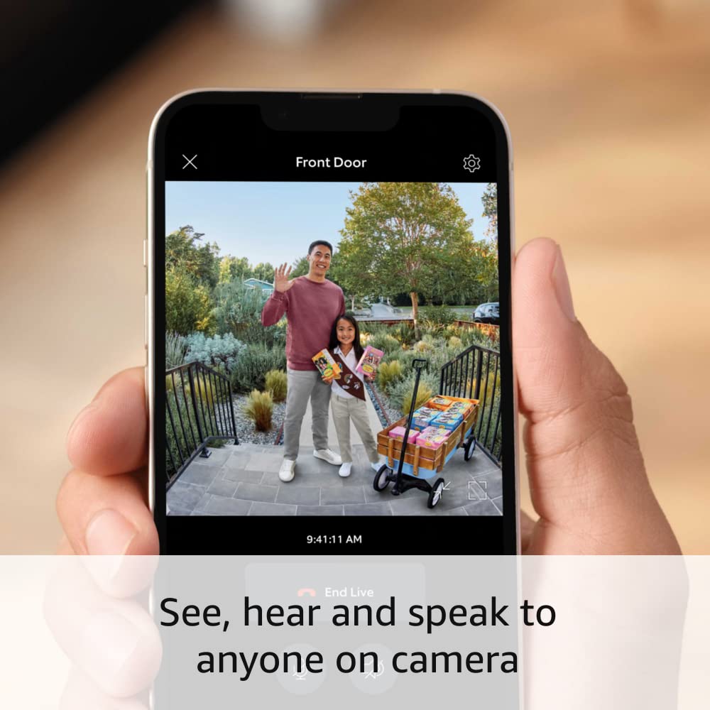 Ring Battery Doorbell Plus Head To Toe Hd Video Motion Detection Amp Alerts And Two Way Talk