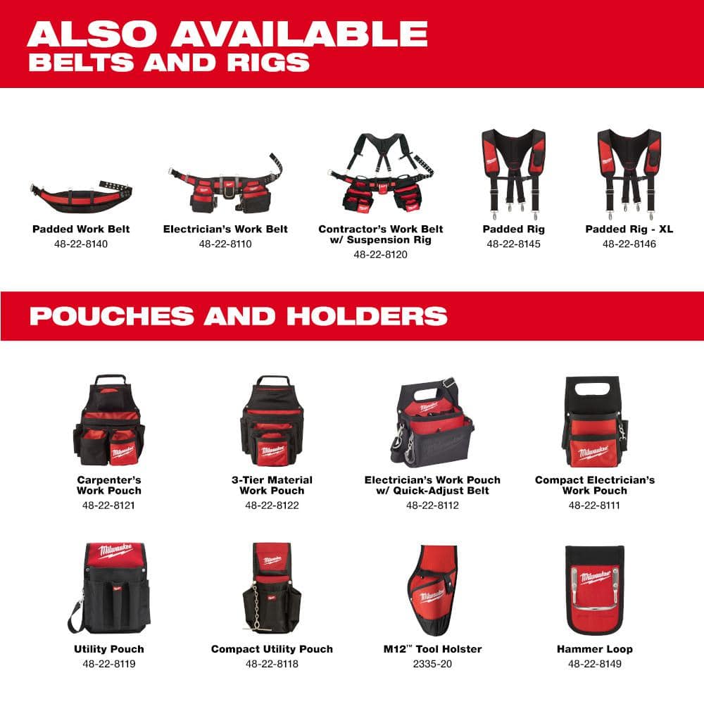General Contractor Work Belt with Suspension Rig 48-22-8120