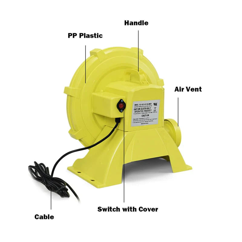 950 W 125 Hp Air Blower For Inflatable Bounce House Bouncy Castle Portable Pump Fan Commercial Inflatable Bouncer Blower