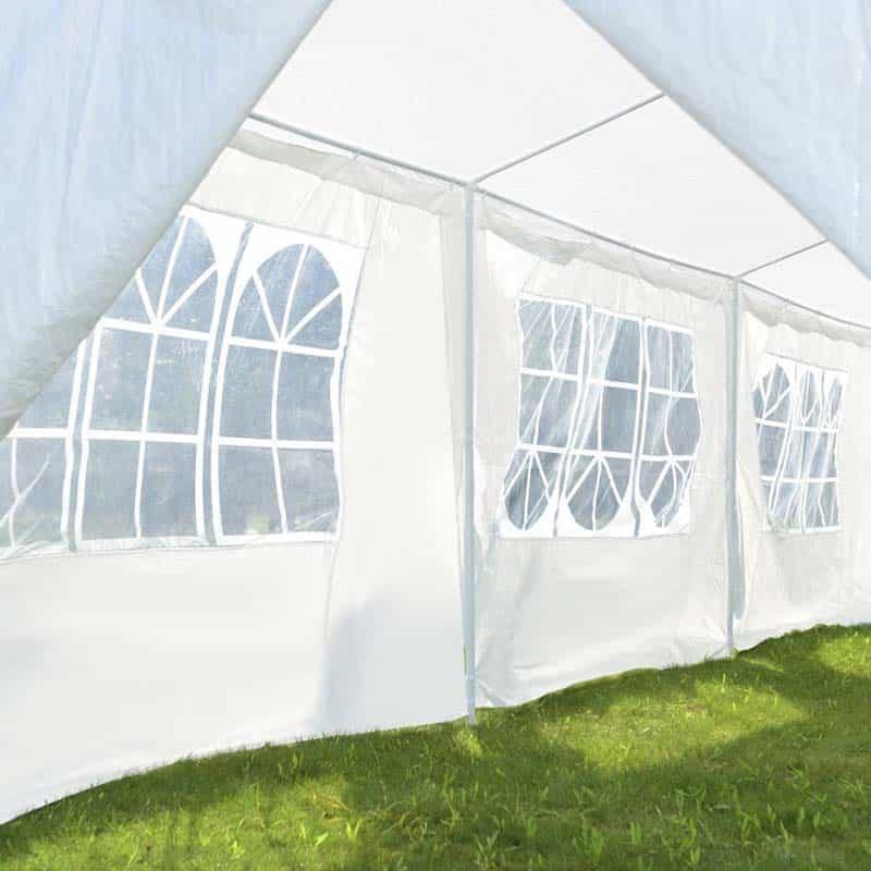 10 X 30 Ft Outdoor Gazebo Canopy Tent Party Wedding Event Tent With 6 Removable Sidewalls Amp 2 Doorways