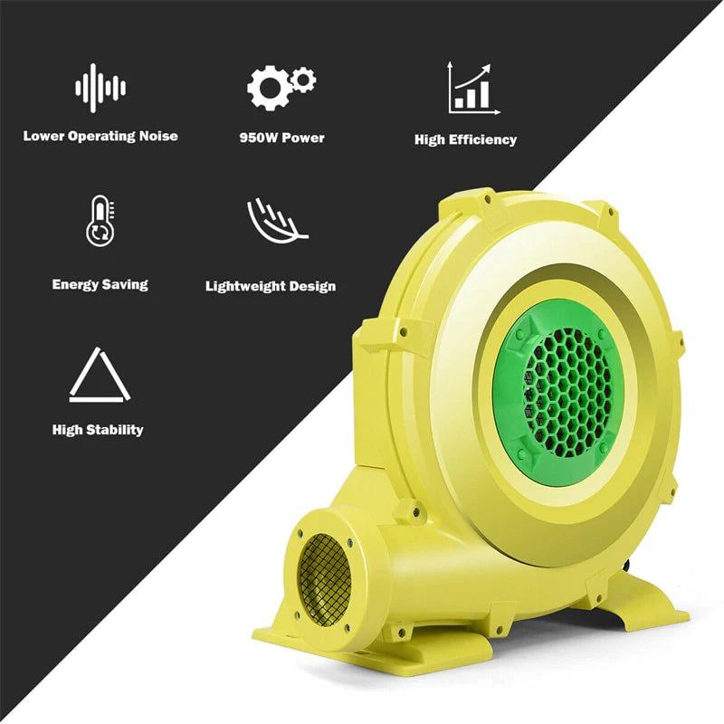 950 W 125 Hp Air Blower For Inflatable Bounce House Bouncy Castle Portable Pump Fan Commercial Inflatable Bouncer Blower